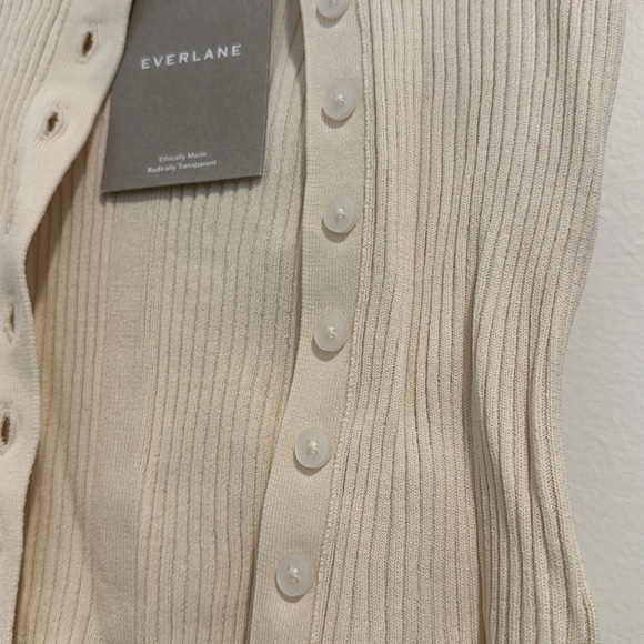 NWT CREAM EVERLANE TOP - Picture 4 of 6
